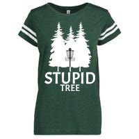 Stupid Tree Disc Golf Enza Ladies Jersey Football T-Shirt