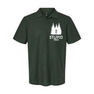 Stupid Tree Disc Golf Softstyle Adult Sport Polo