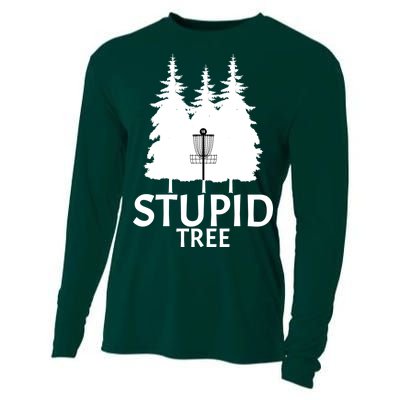 Stupid Tree Disc Golf Cooling Performance Long Sleeve Crew