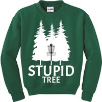 Stupid Tree Disc Golf Kids Sweatshirt