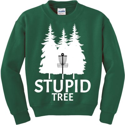 Stupid Tree Disc Golf Kids Sweatshirt