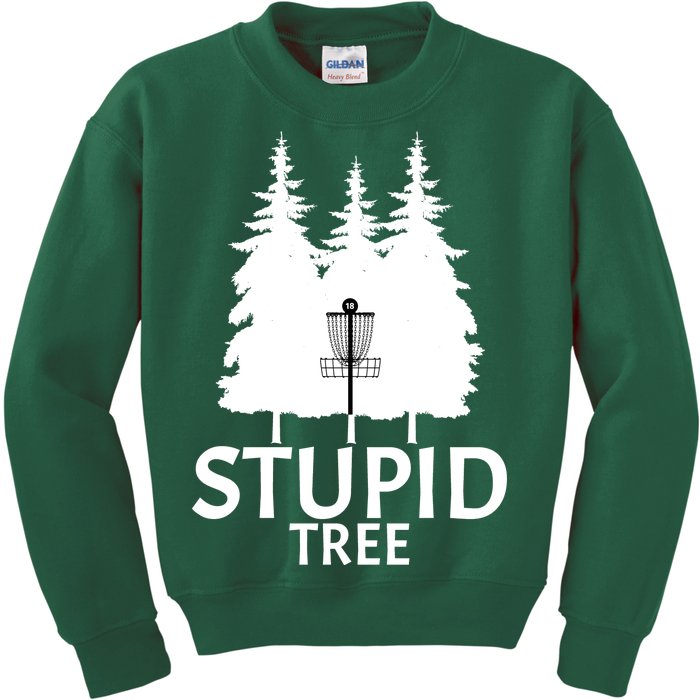 Stupid Tree Disc Golf Kids Sweatshirt