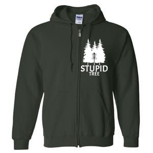 Stupid Tree Disc Golf Full Zip Hoodie