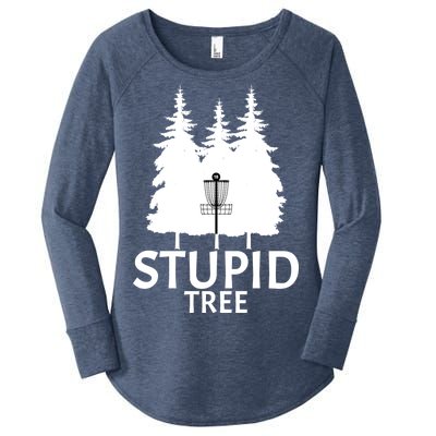 Stupid Tree Disc Golf Women's Perfect Tri Tunic Long Sleeve Shirt