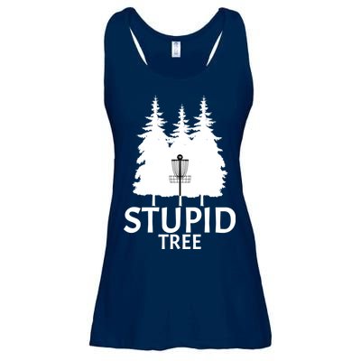 Stupid Tree Disc Golf Ladies Essential Flowy Tank