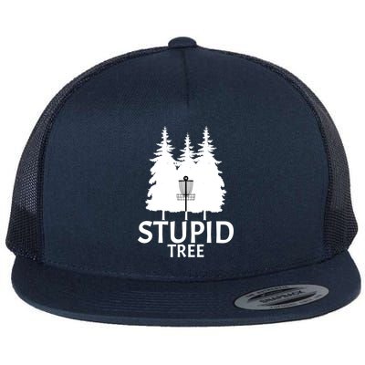 Stupid Tree Disc Golf Flat Bill Trucker Hat