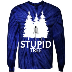 Stupid Tree Disc Golf Tie-Dye Long Sleeve Shirt