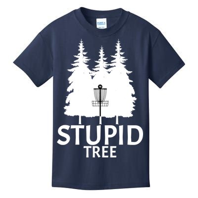 Stupid Tree Disc Golf Kids T-Shirt