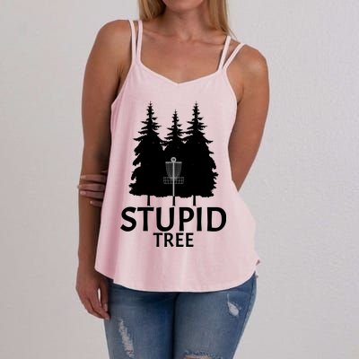 Stupid Tree Disc Golf Women's Strappy Tank