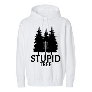 Stupid Tree Disc Golf Garment-Dyed Fleece Hoodie