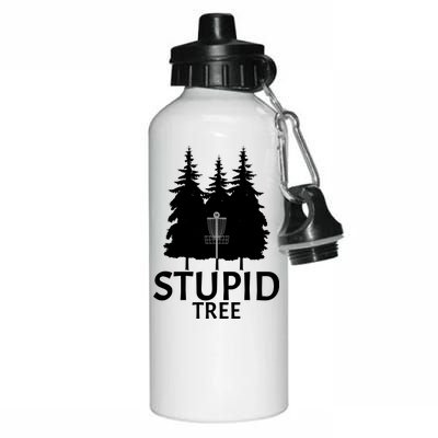 Stupid Tree Disc Golf Aluminum Water Bottle