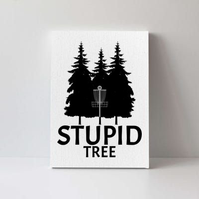 Stupid Tree Disc Golf Canvas