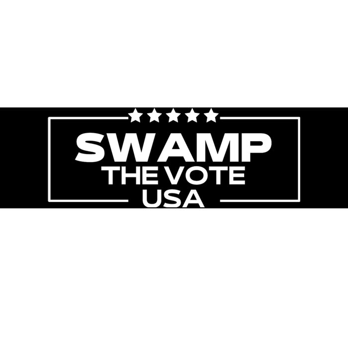 Swamp The Vote Usa Funny Trump Bumper Sticker