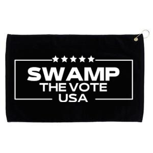 Swamp The Vote Usa Funny Trump Grommeted Golf Towel