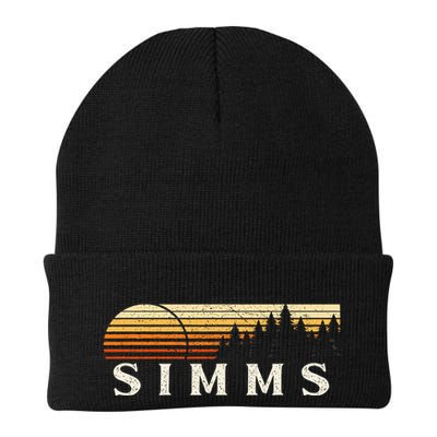Simms Tx Vintage Evergreen Sunset Eighties Retro Beanie