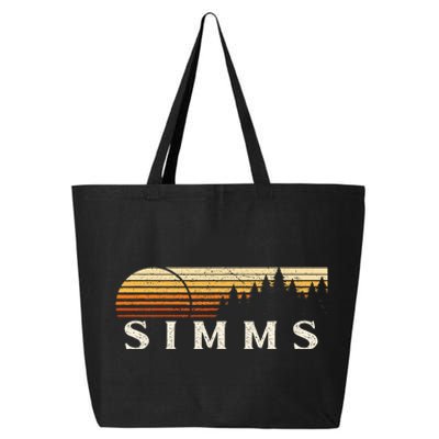 Simms Tx Vintage Evergreen Sunset Eighties Retro 25L Jumbo Tote