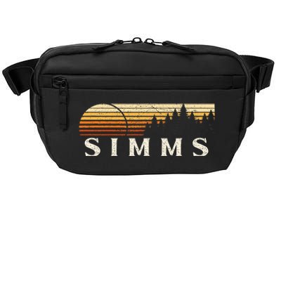 Simms Tx Vintage Evergreen Sunset Eighties Retro Crossbody Pack