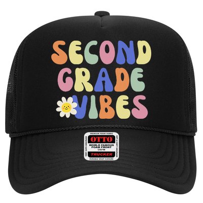 Student Teacher Vintage Retro Second Grade Vibes Trucker Hat