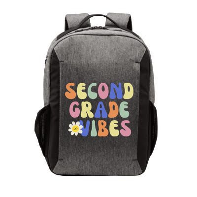 Student Teacher Vintage Retro Second Grade Vibes Vector Backpack