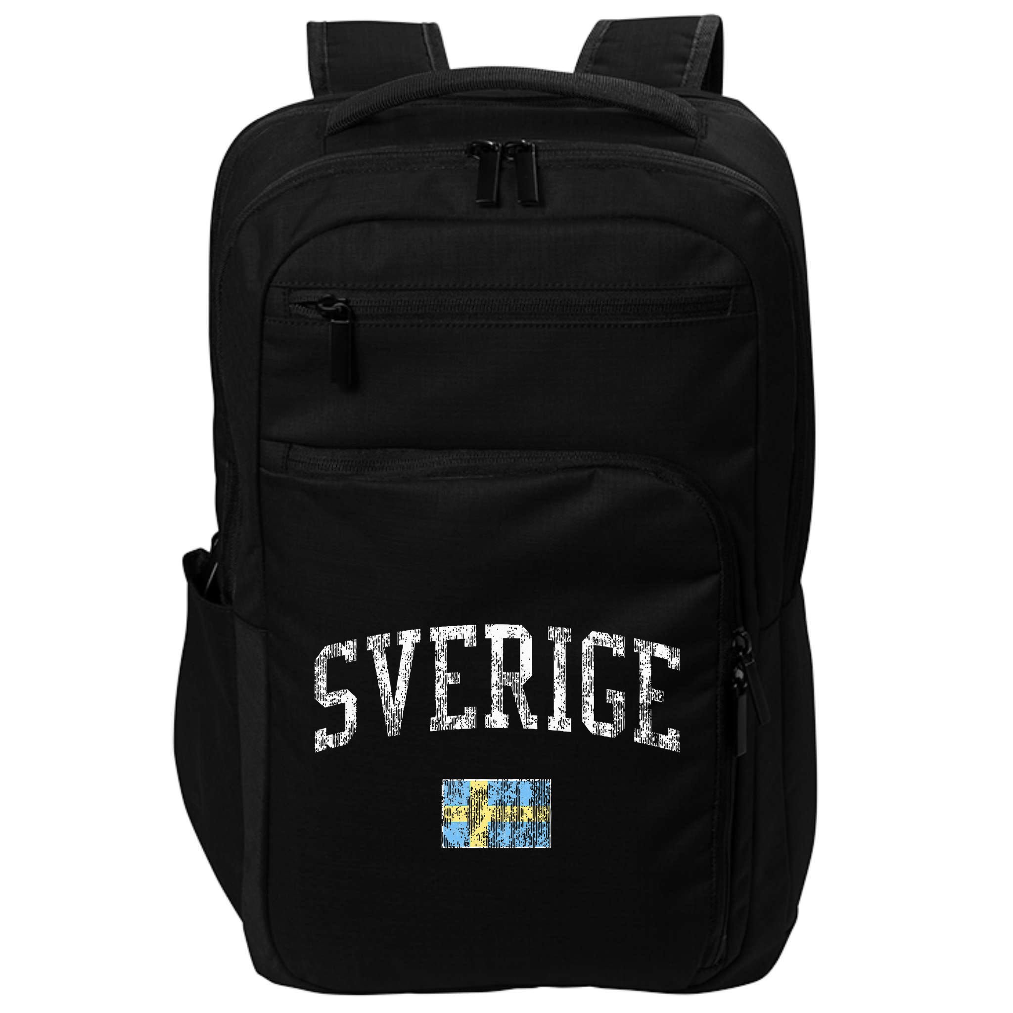 Sweden T Vintage Sports Design Swedish Flag Impact Tech Backpack