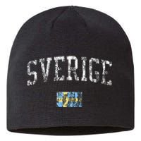 Sweden T Vintage Sports Design Swedish Flag Sustainable Beanie