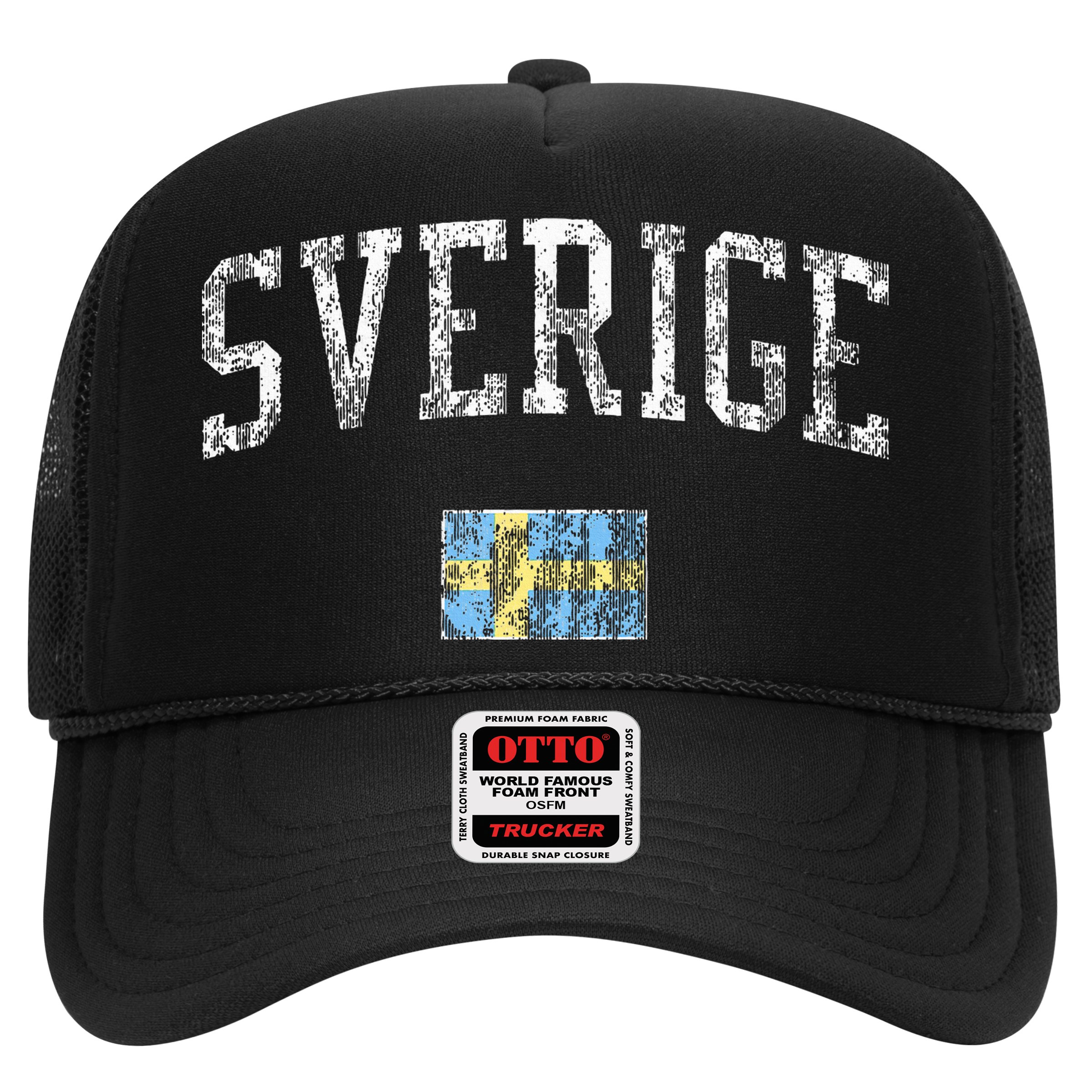 Sweden T Vintage Sports Design Swedish Flag Hat