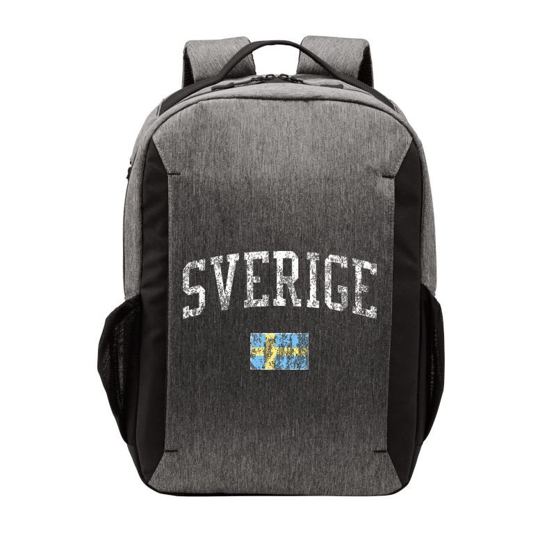 Sweden T Vintage Sports Design Swedish Flag Vector Backpack
