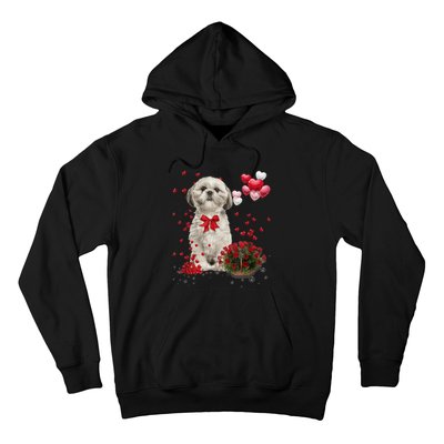 Shih Tzu Valentines Day Funny Dog Lover Happy Valentine Hoodie