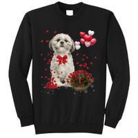 Shih Tzu Valentines Day Funny Dog Lover Happy Valentine Sweatshirt