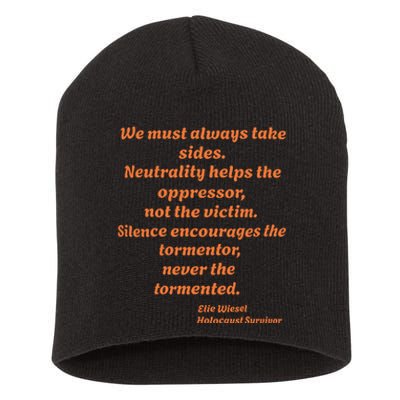 Stop The Violence Short Acrylic Beanie