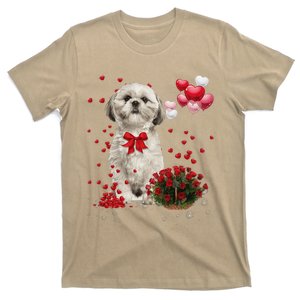 Shih Tzu Valentines Day Funny Dog Lover Happy Valentine T-Shirt