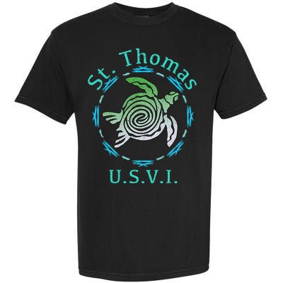 St. Thomas Vintage Tribal Turtle Garment-Dyed Heavyweight T-Shirt