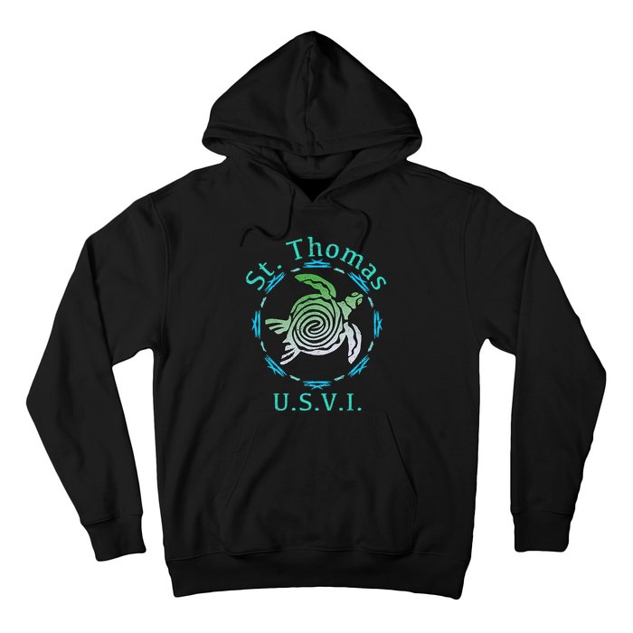 St. Thomas Vintage Tribal Turtle Hoodie