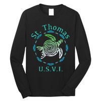 St. Thomas Vintage Tribal Turtle Long Sleeve Shirt