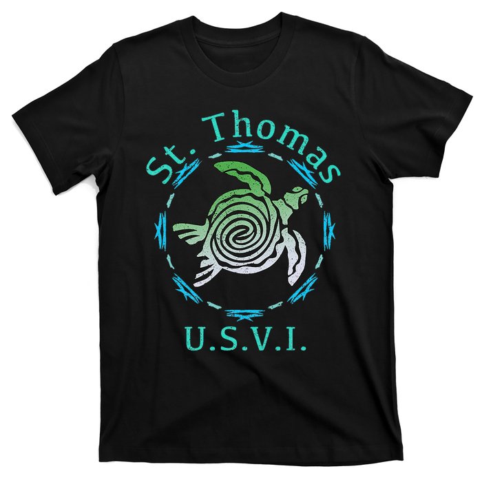 St. Thomas Vintage Tribal Turtle T-Shirt