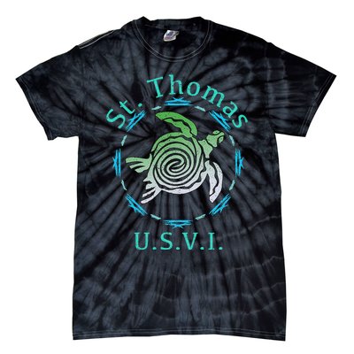 St. Thomas Vintage Tribal Turtle Tie-Dye T-Shirt