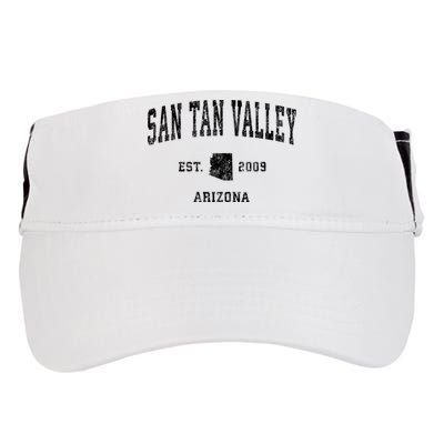 San Tan Valley Arizona Az Vintage Established Athletic Sports Design Adult Drive Performance Visor