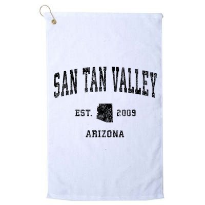 San Tan Valley Arizona Az Vintage Established Athletic Sports Design Golf Towel