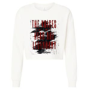 S.H.I.N.E.D.O.W.N The Voices Cropped Pullover Crew