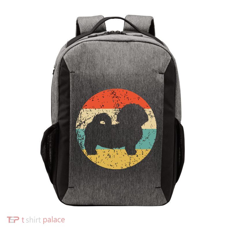 Shih Tzu Vintage Retro Shih Tzu Dog Vector Backpack