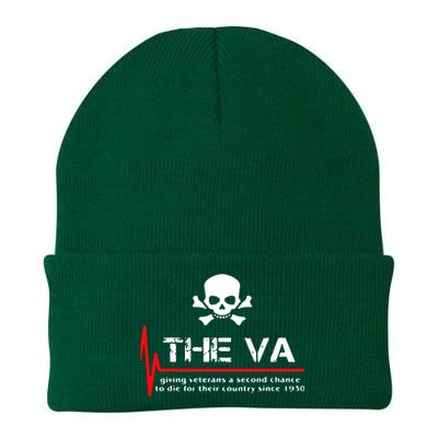 Skull The VA Giving Veterans A Second Chance Knit Cap Winter Beanie