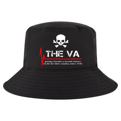 Skull The VA Giving Veterans A Second Chance Cool Comfort Performance Bucket Hat