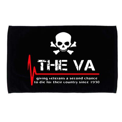 Skull The VA Giving Veterans A Second Chance Microfiber Hand Towel