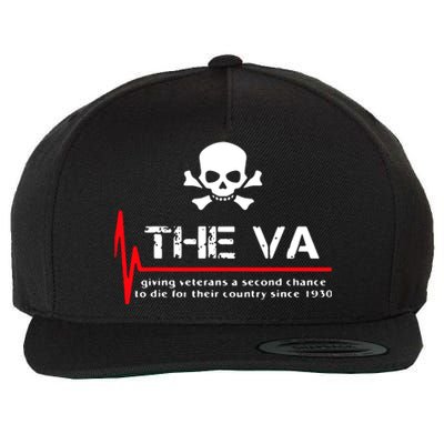 Skull The VA Giving Veterans A Second Chance Wool Snapback Cap