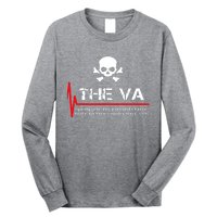 Skull The VA Giving Veterans A Second Chance Long Sleeve Shirt