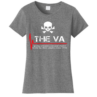 Skull The VA Giving Veterans A Second Chance Women's T-Shirt