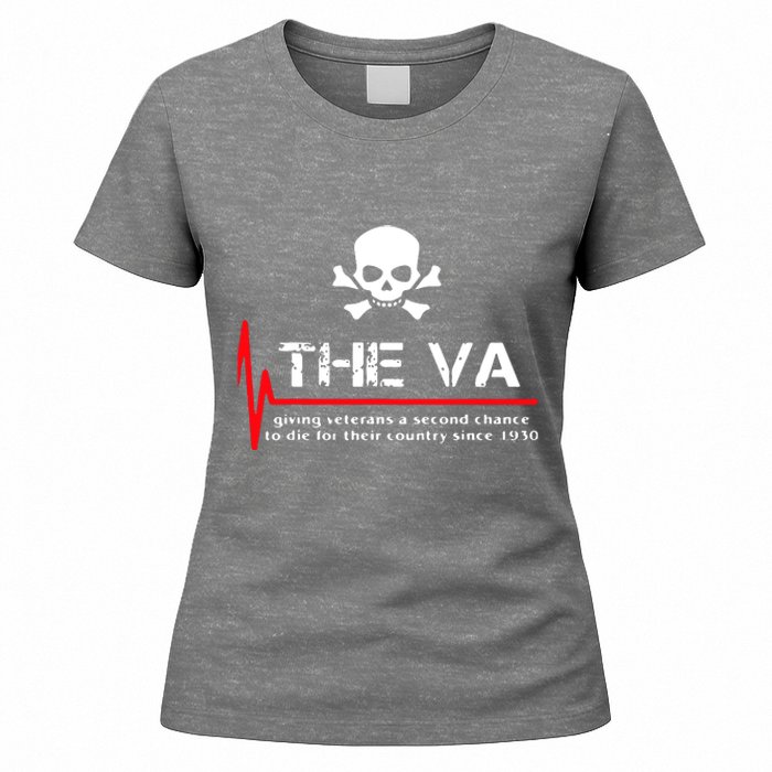 Skull The VA Giving Veterans A Second Chance Women's T-Shirt