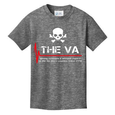 Skull The VA Giving Veterans A Second Chance Kids T-Shirt