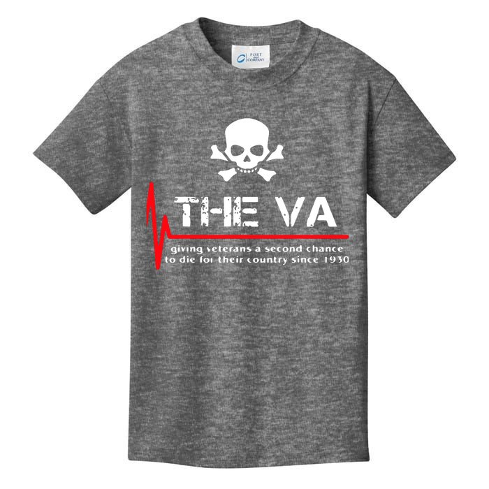 Skull The VA Giving Veterans A Second Chance Kids T-Shirt