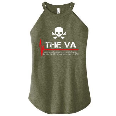 Skull The VA Giving Veterans A Second Chance Women’s Perfect Tri Rocker Tank